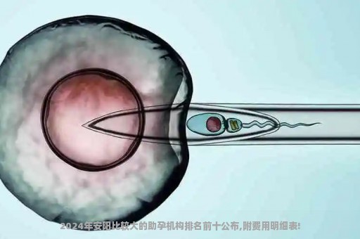 2024年安阳比较大的助孕机构排名前十公布,附费用明细表!