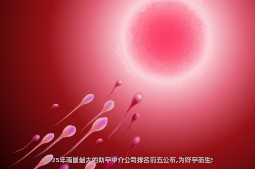 2025年南昌最大的助孕中介公司排名前五公布,为好孕而生!