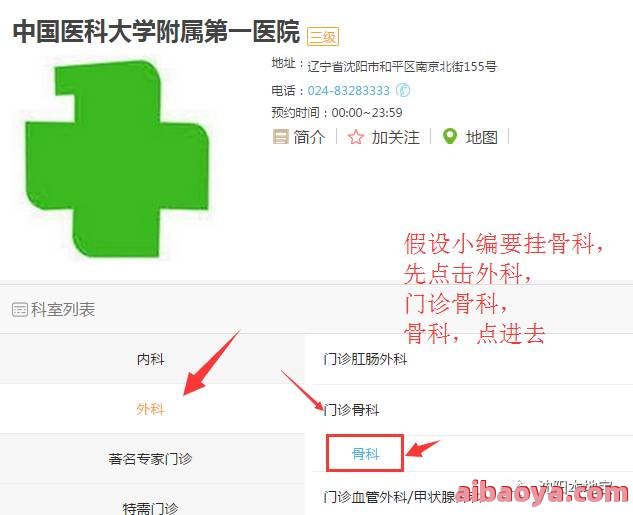 沈阳市骨科医院医生预约挂号_出诊时间